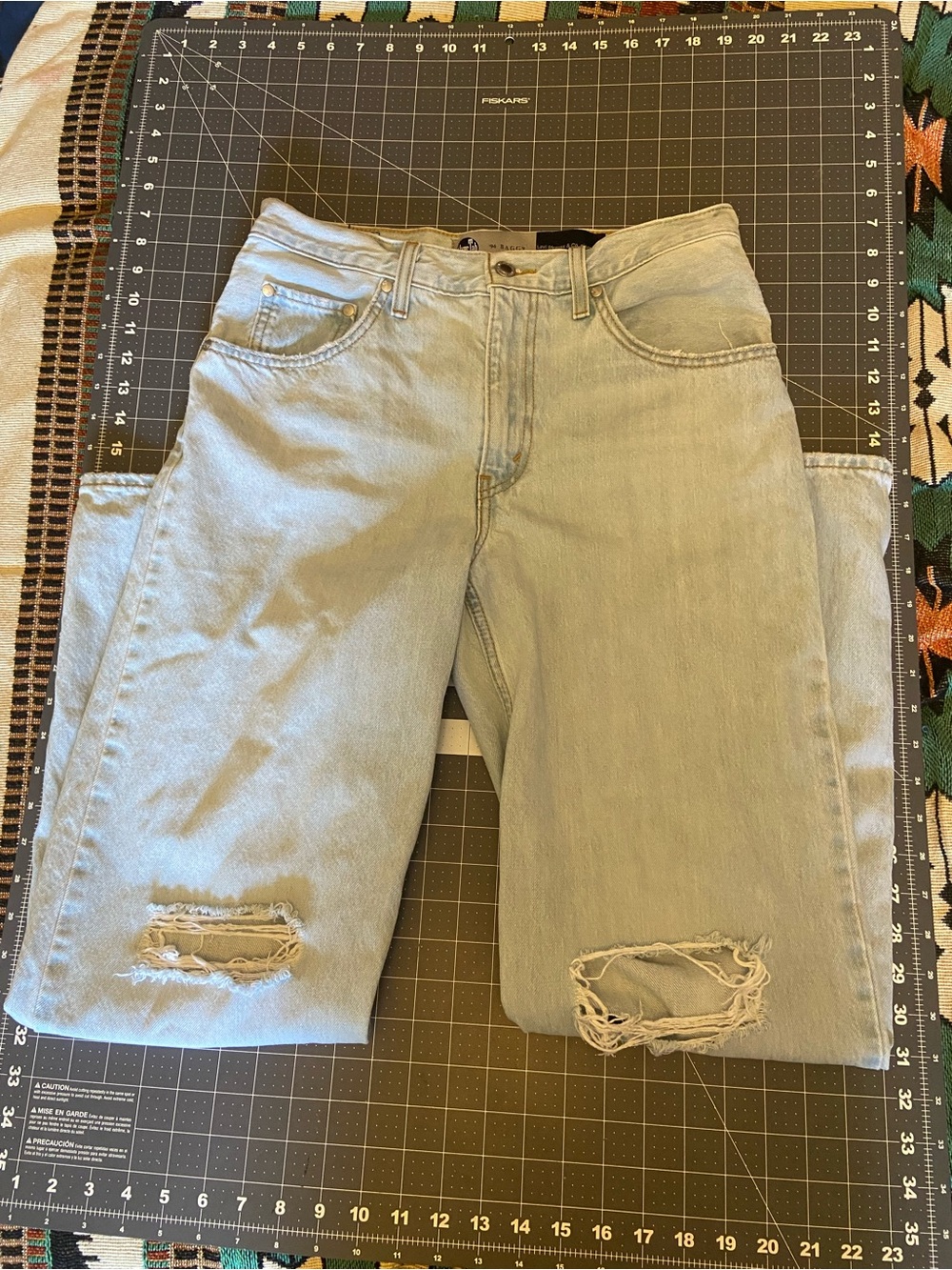 Levi's Silver Tab ‘94 Baggy Jeans Skater Grunge Size W28L31 100% Cotton Light